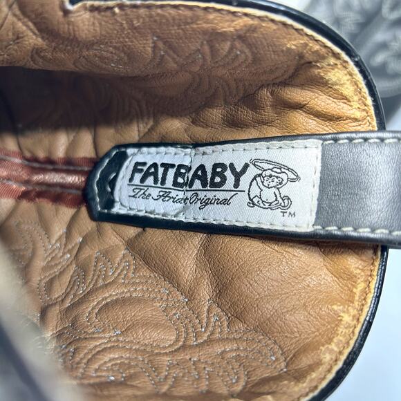 ARIAT Fatbaby Women’s Black Leather Round Toe Cowboy Cowgirl Western Boots 6.5 B - Picture 7 of 10